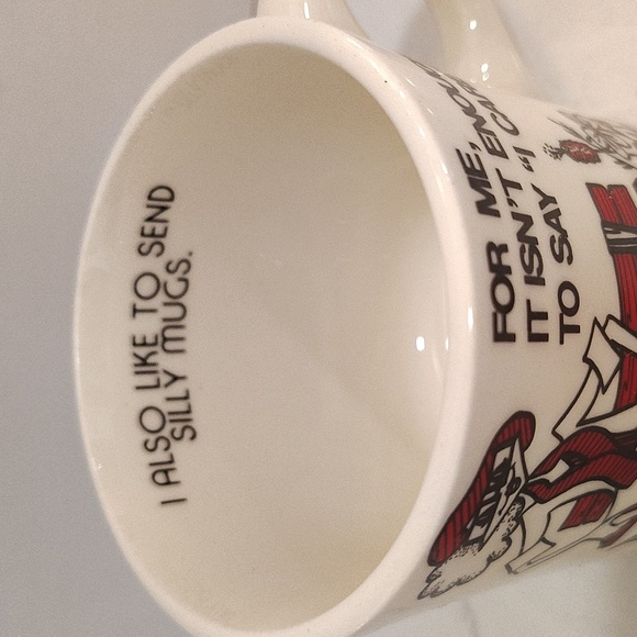 Ms. Liz Barbara Jo Slate ceramic vintage mug silly mugs - Picture 2 of 8